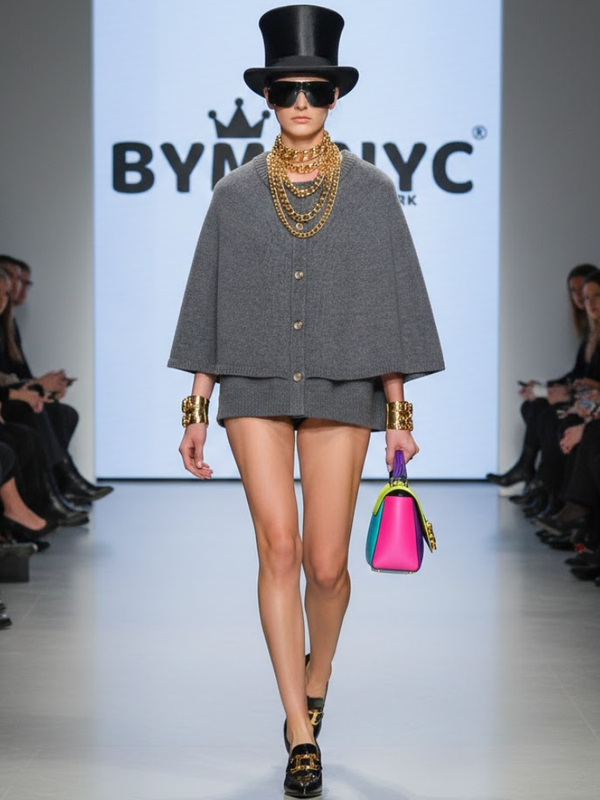 Modular Knit Cape-Jacket • MADISON New Collection BYMANYC ® New York
