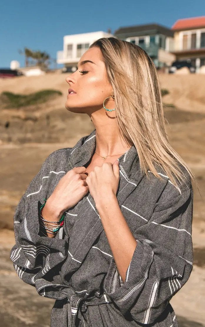 Bathrobe - Turkish Cotton Cozy - Unisex Loungewear