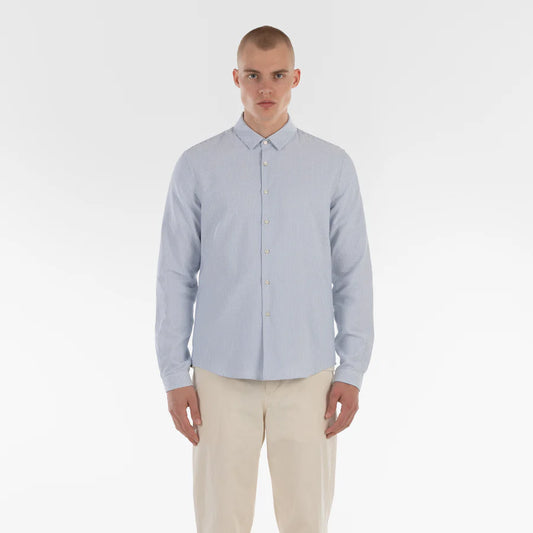 MONOBI - Side Pocket Oxford Shirt