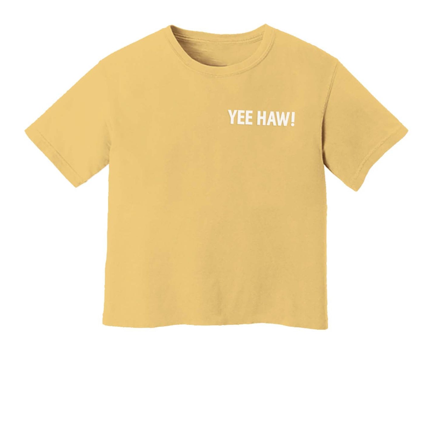 Yee Haw! Washed Crop Tee
