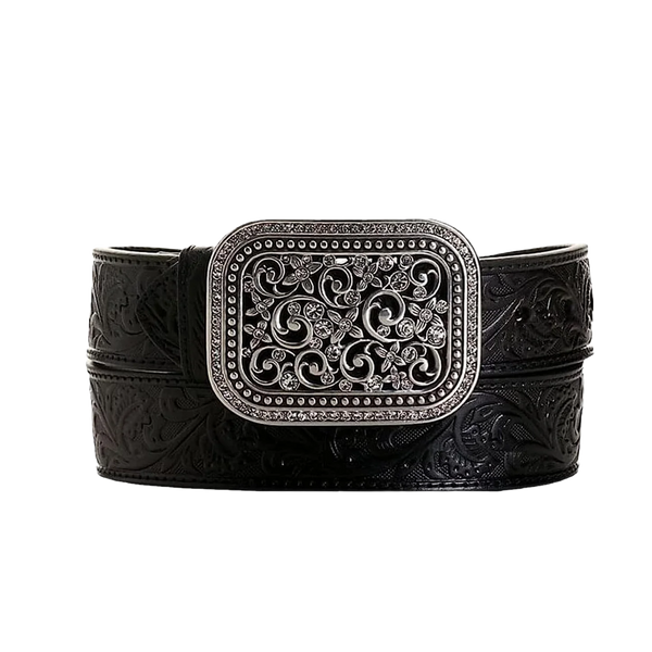 Black Floral Belt | Ariat Womens