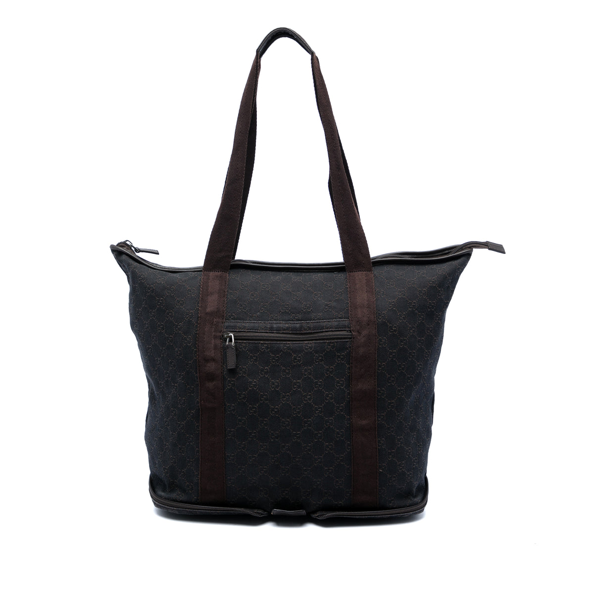 Denim Tote Bag, Blue (Pre-Owned)