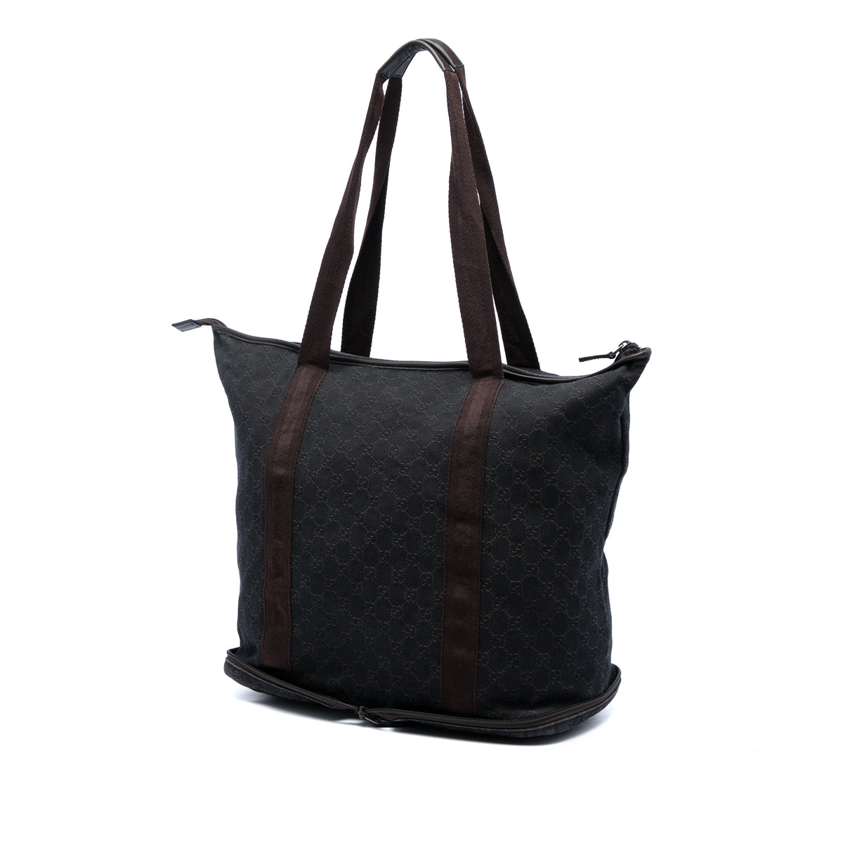 Denim Tote Bag, Blue (Pre-Owned)