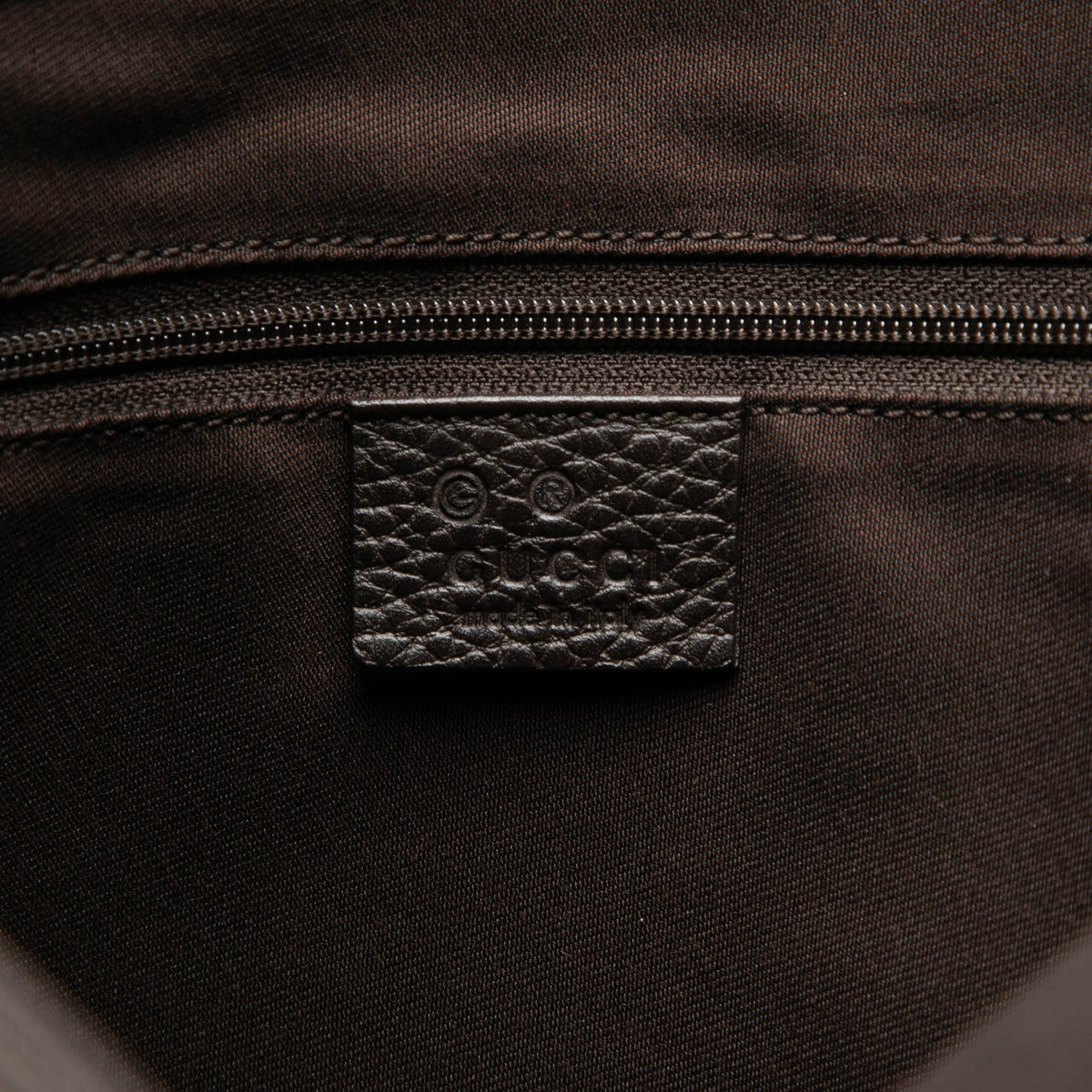 Hobo Bag GG Denim Brown (Pre-Owned)