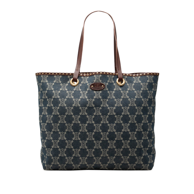 Macadam Denim Tote Bag
