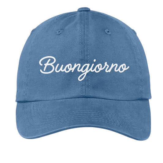 Buongiorno Cursive Baseball Cap