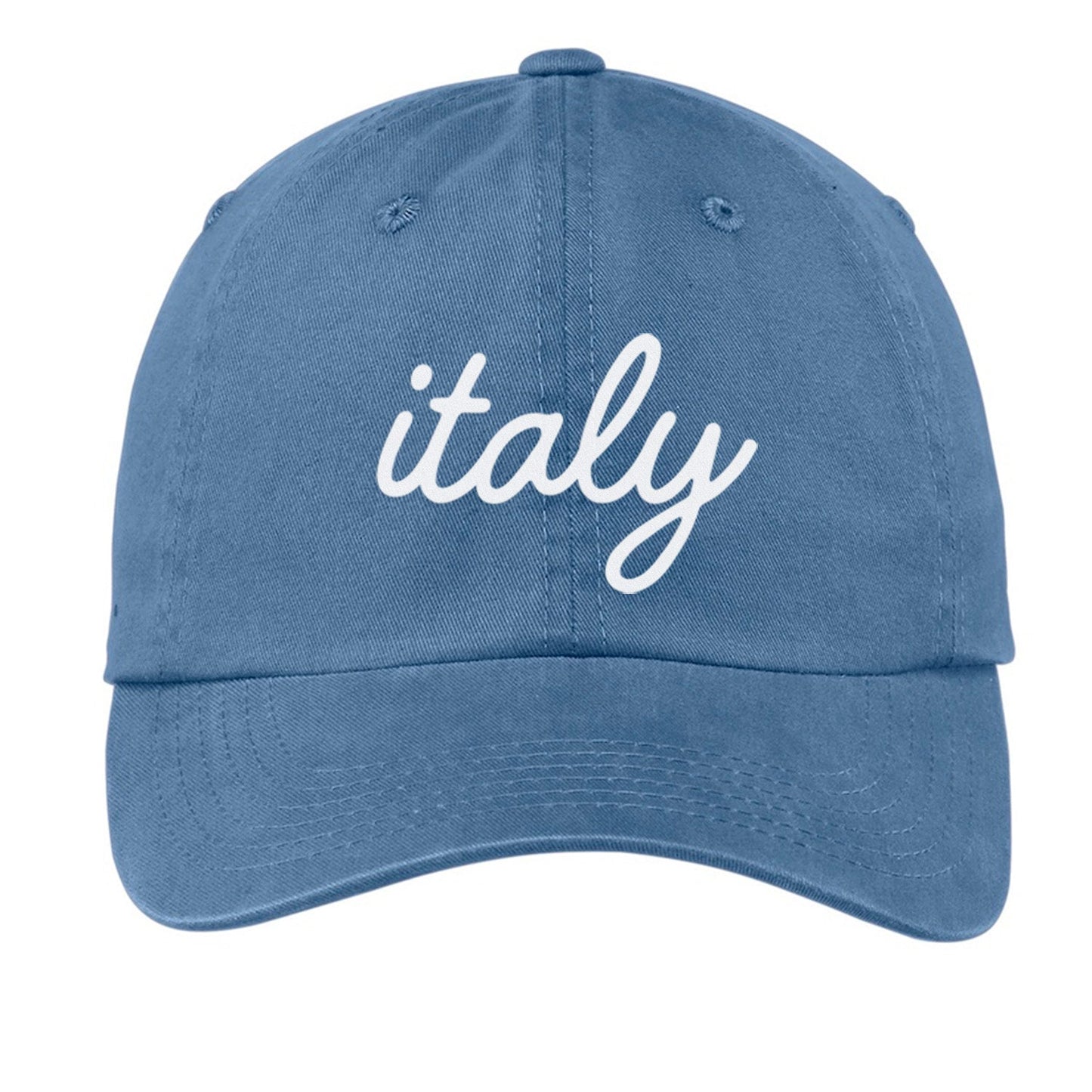 Italy Cursive Baseball Cap