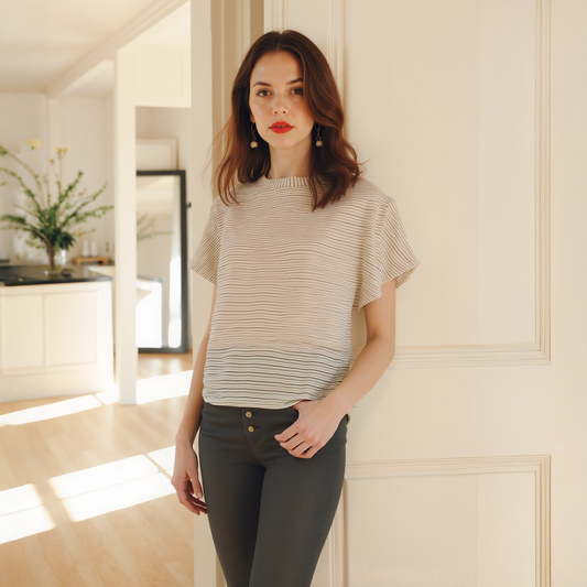 Women's Crewneck Tee in White