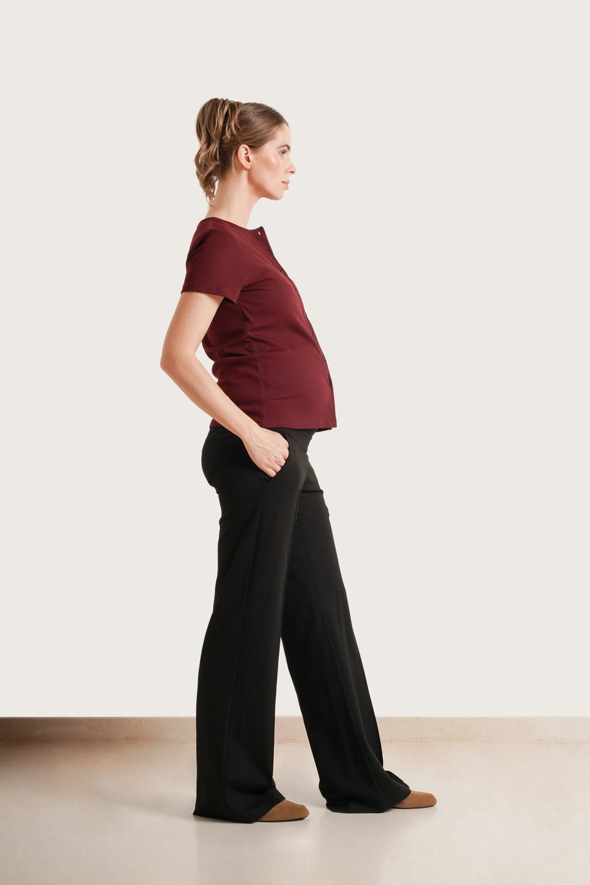 Avery Rib Nursing Tee