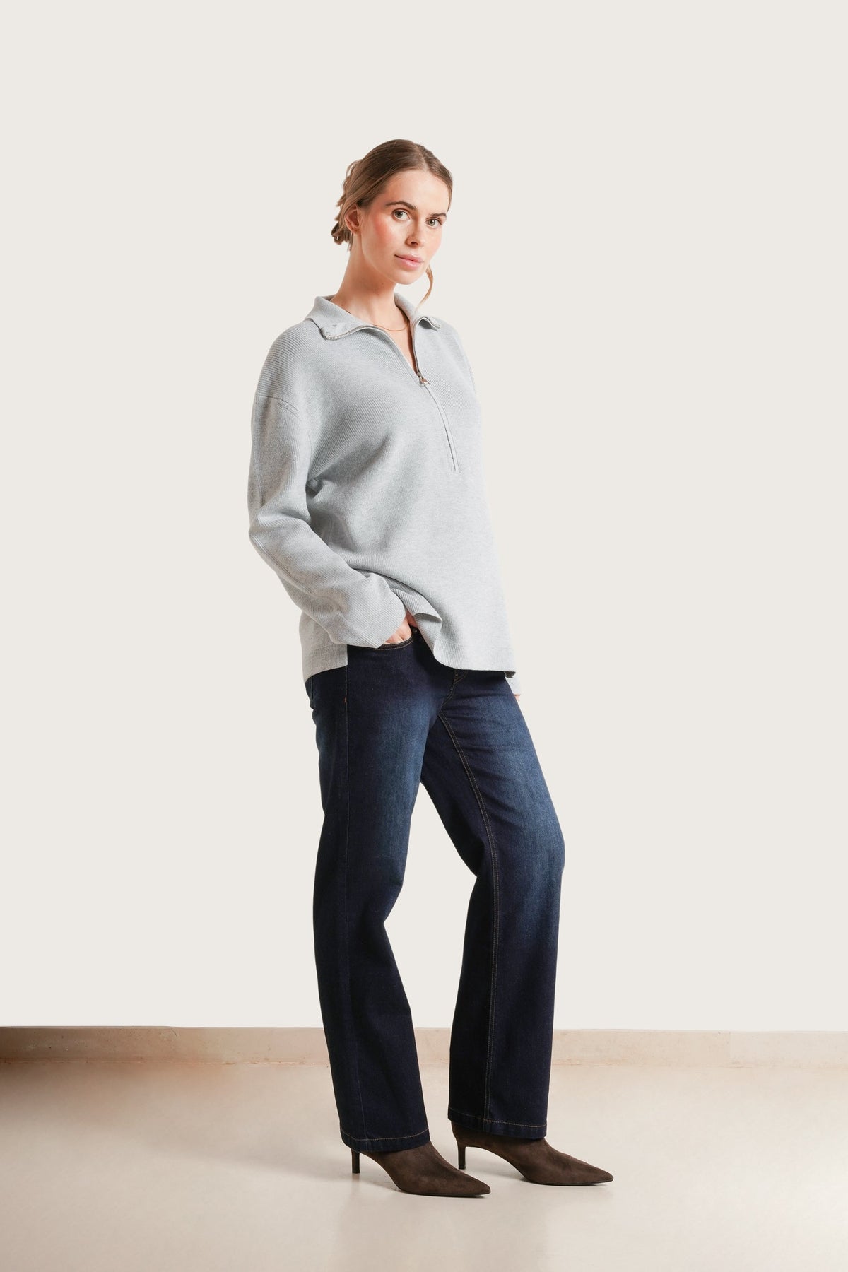 Blaire 3/4 Zip Sweater