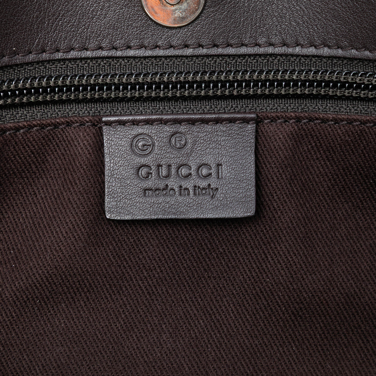 Denim Tote Brown (Pre-Owned)