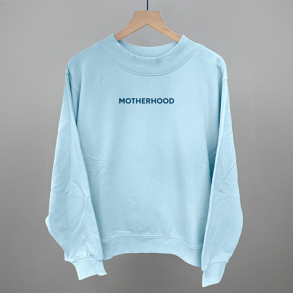 Motherhood (Blue Block Text)