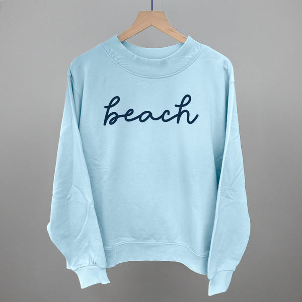 Beach (Blue Script)