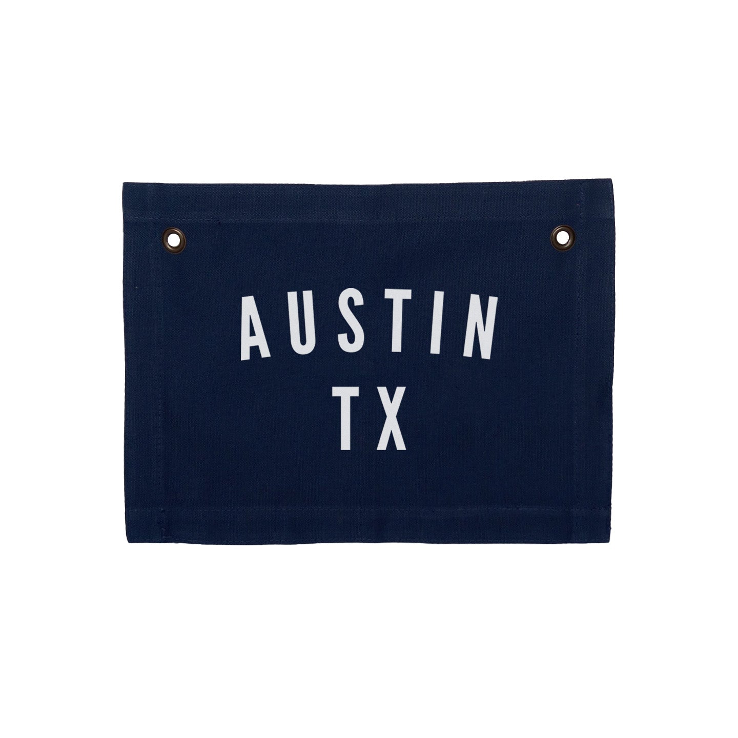 Austin Texas Small Canvas Flag