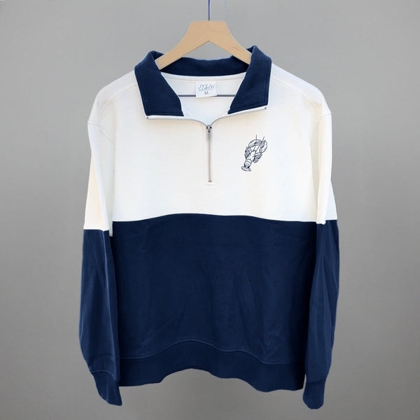 Lobster Doodle (Navy Blue) (Left Chest)
