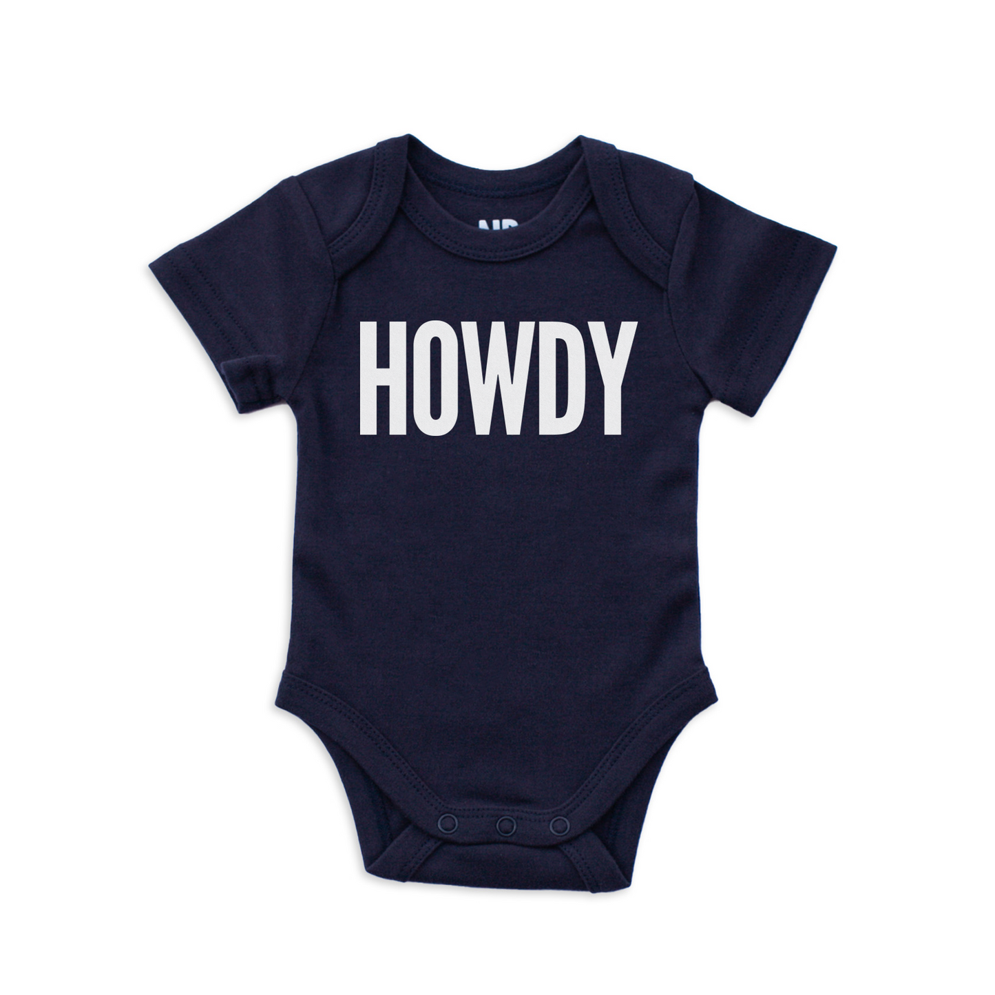 HOWDY Bold Onesie