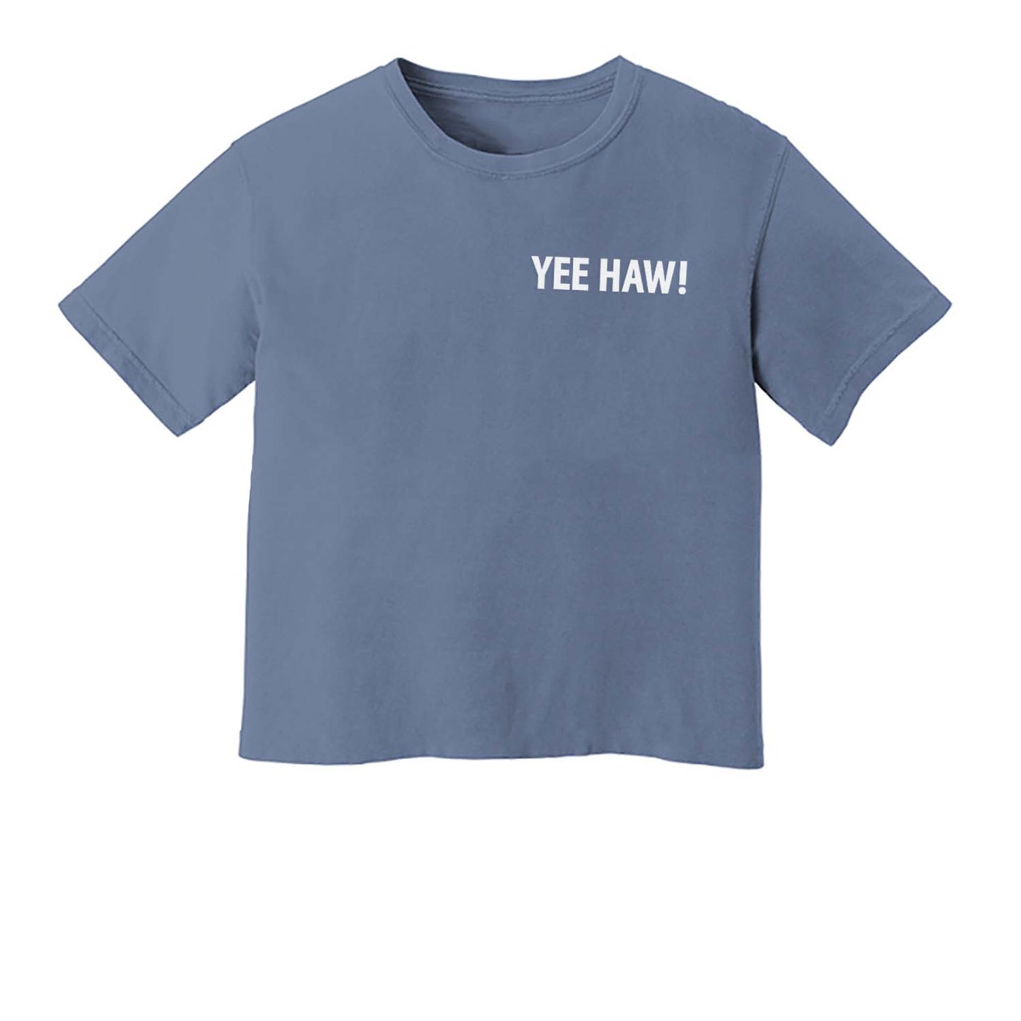Yee Haw! Washed Crop Tee
