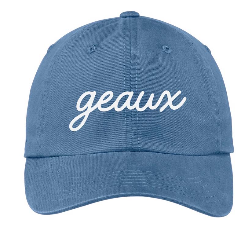 Geaux Cursive Baseball Cap
