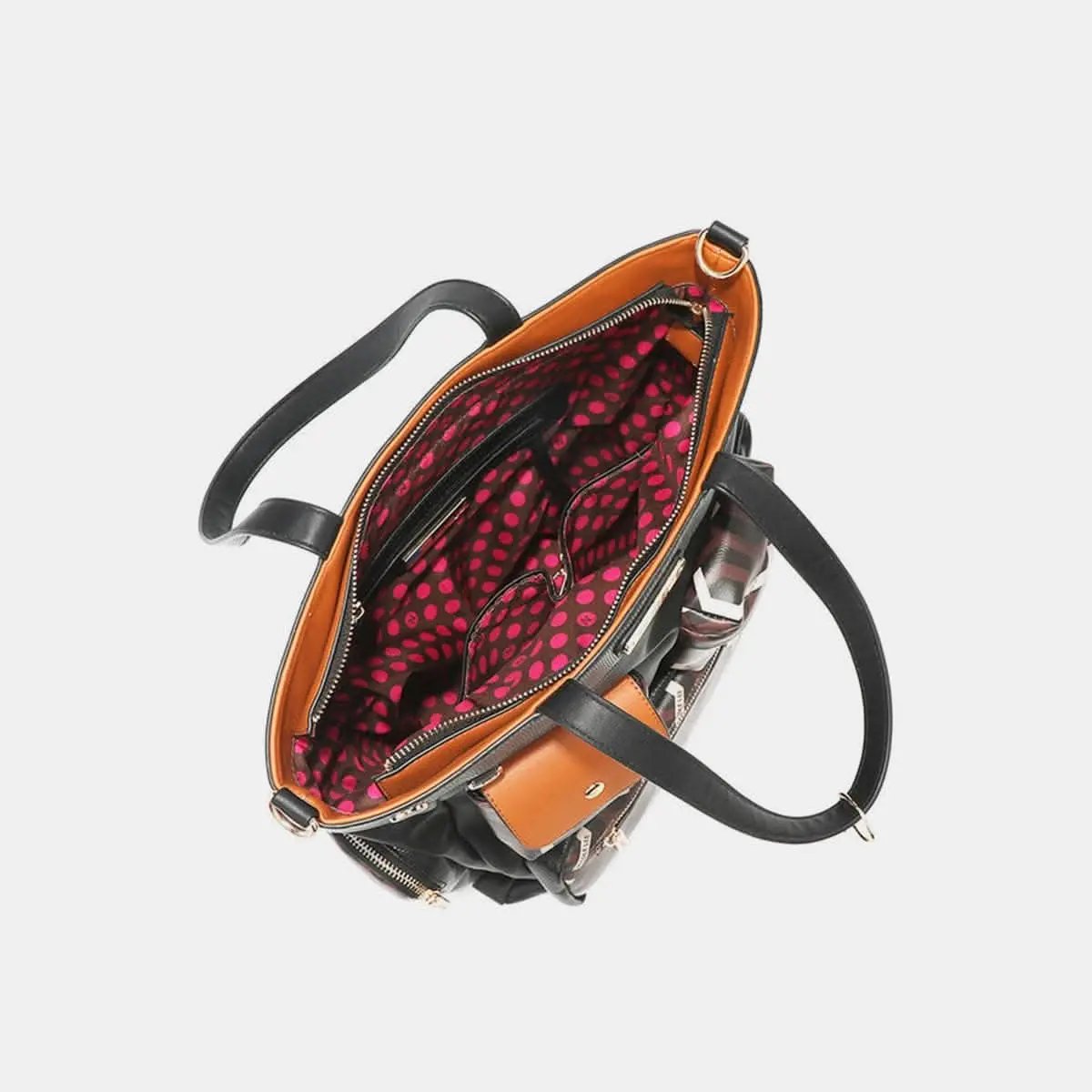 Trendsi Nicole Lee Geometric Tote Women's Everyday Shoulder Bag Chic & Spacious