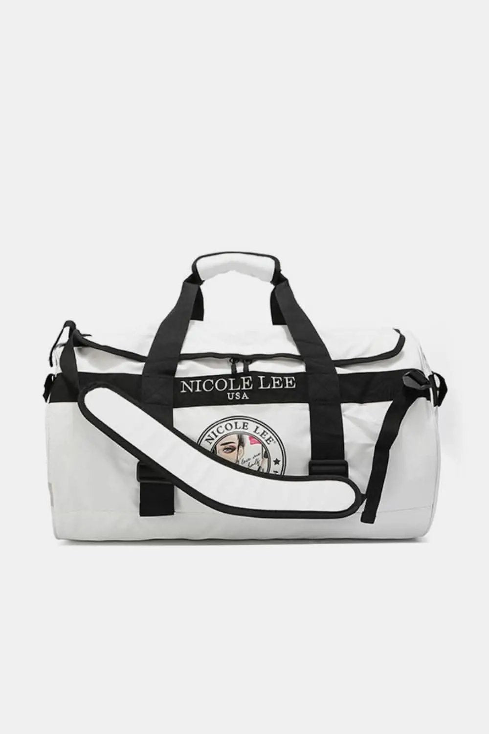 Trendsi Nicole Lee Oversized Duffel Travel Bag Women's Weekend Getaway Lightweight