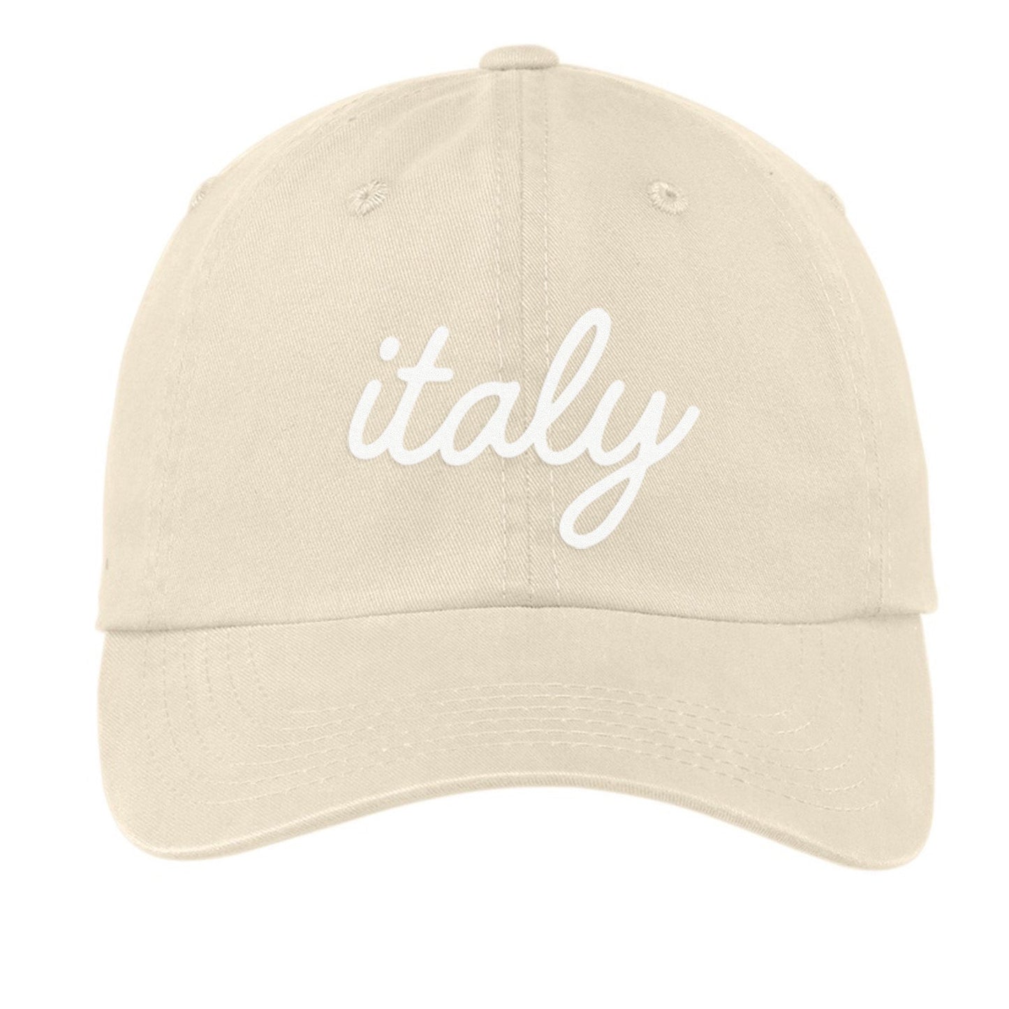 Italy Cursive Baseball Cap