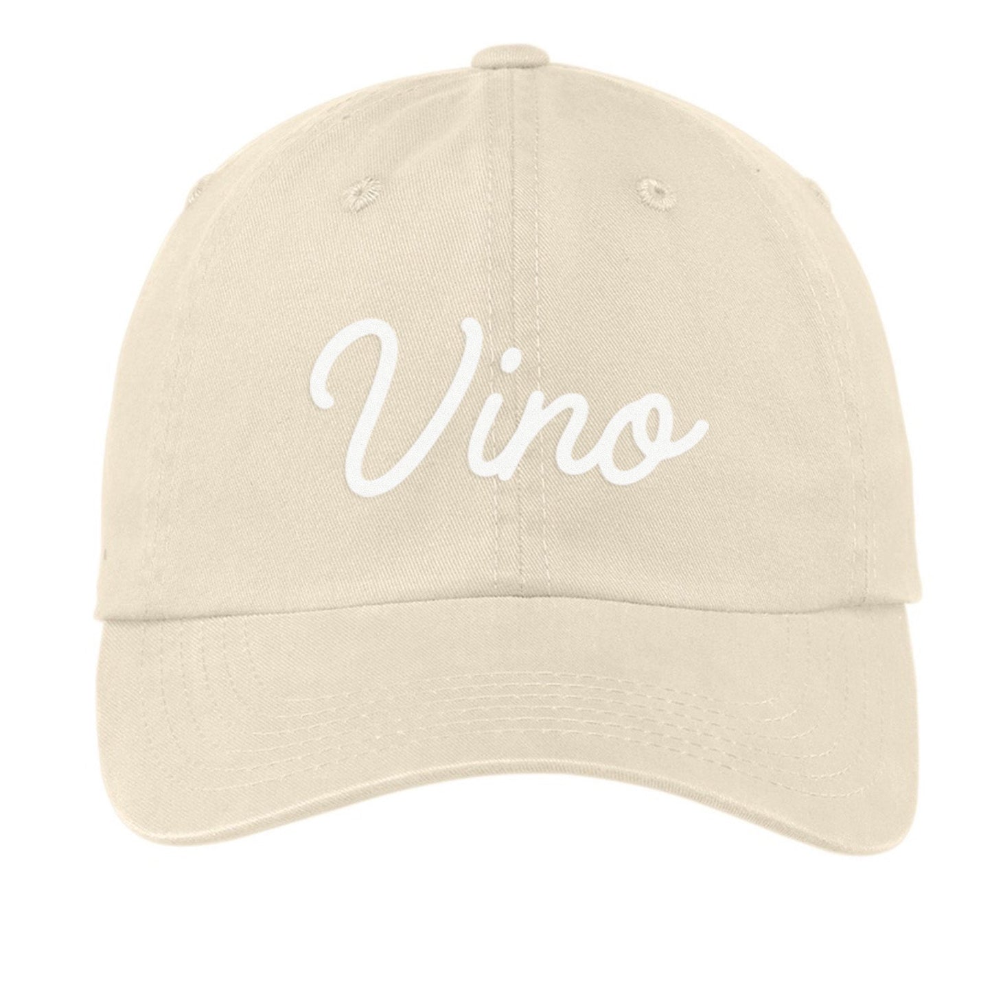 Vino Cursive Baseball Cap