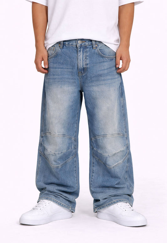 AZUL BAGGY BIKER DENIM