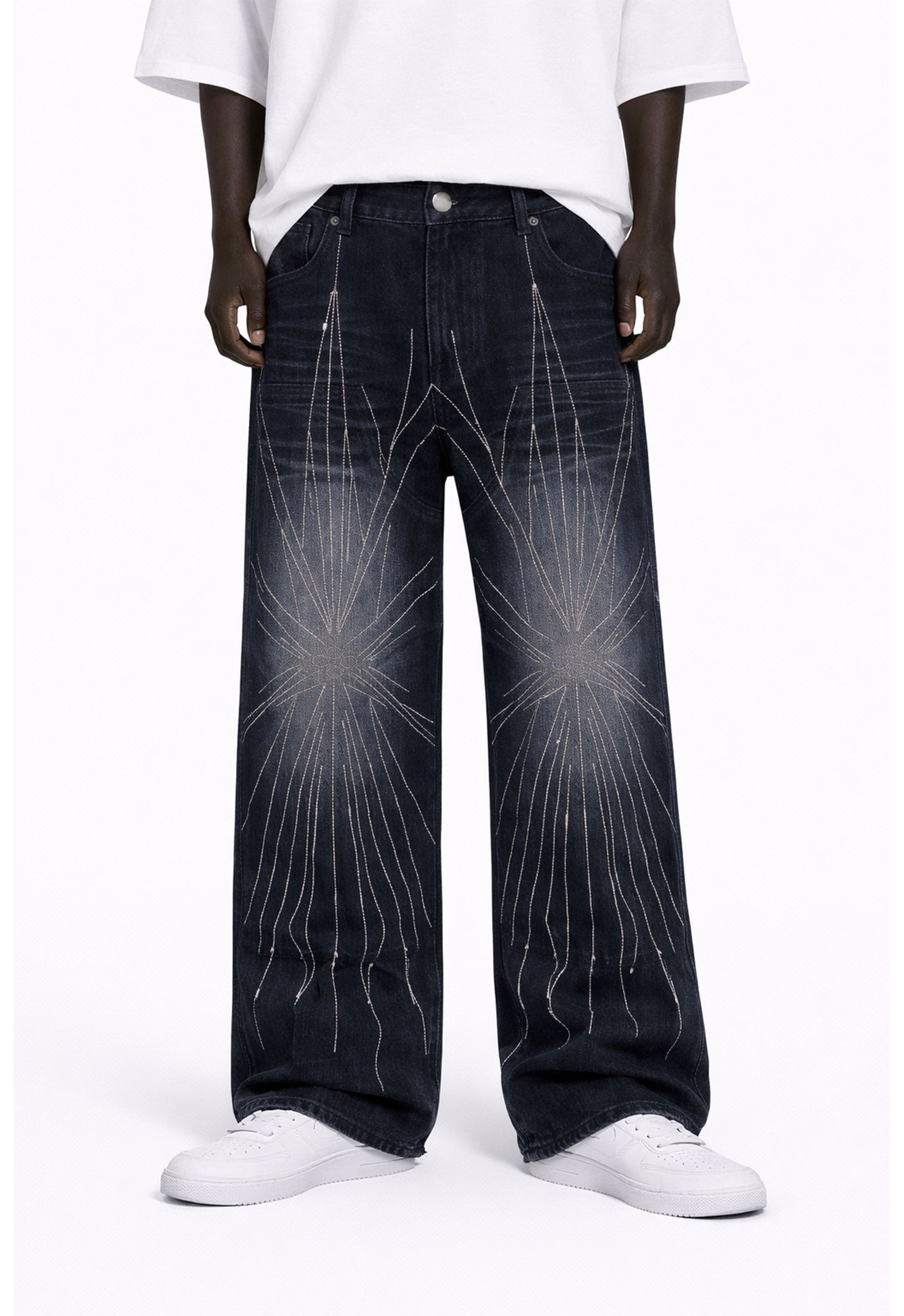 STAR RHINESTONE DENIM