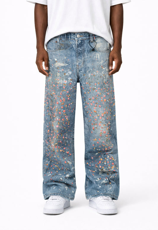 CANDY STUDDED DENIM