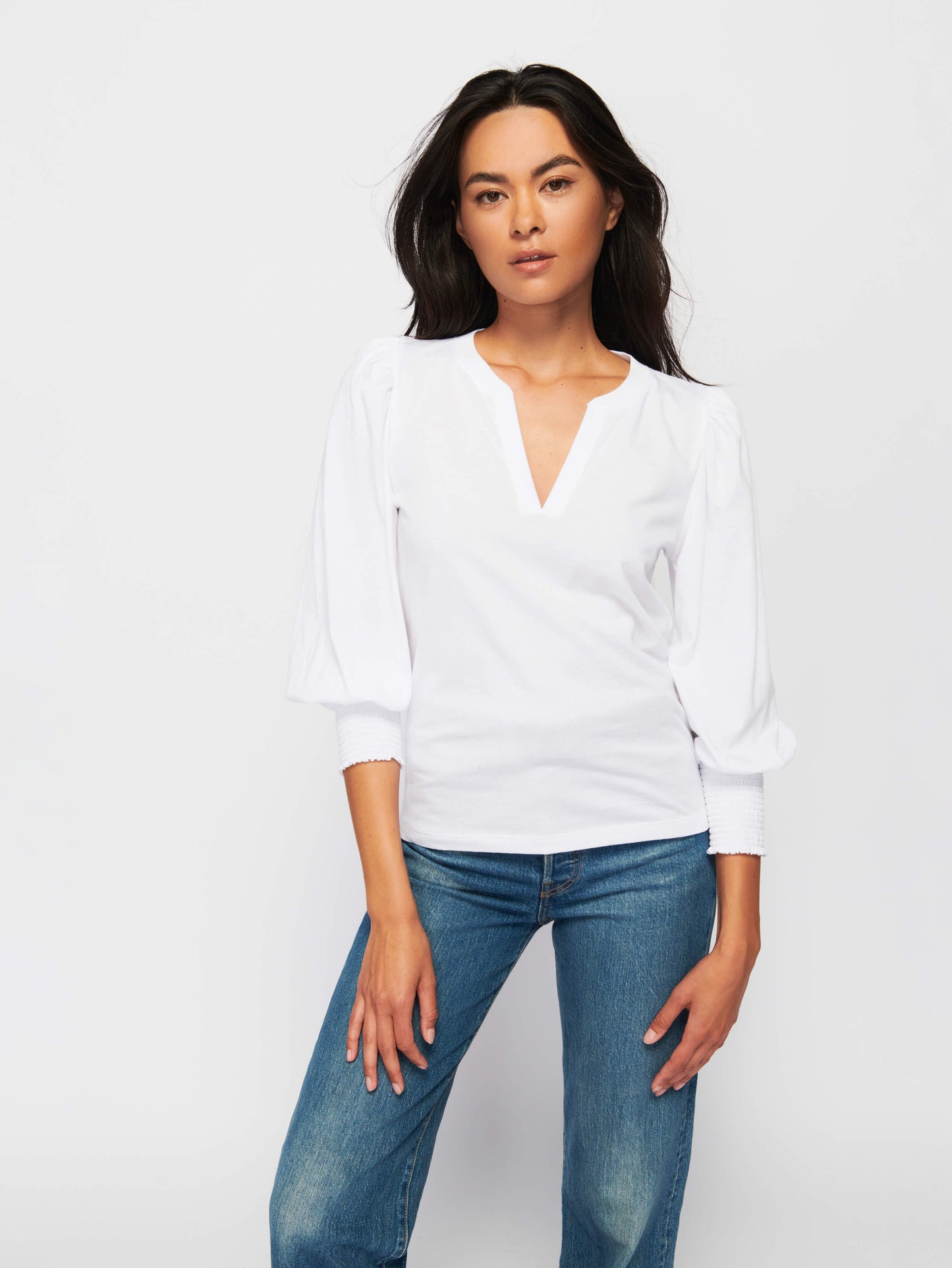 Nation Flora Peasant Tee