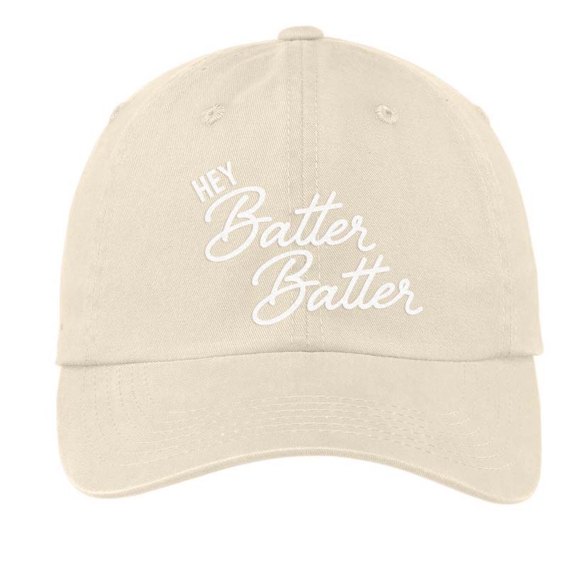 Hey Batter Batter Baseball Cap