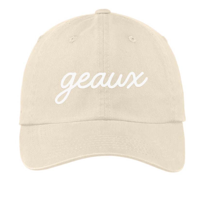 Geaux Cursive Baseball Cap