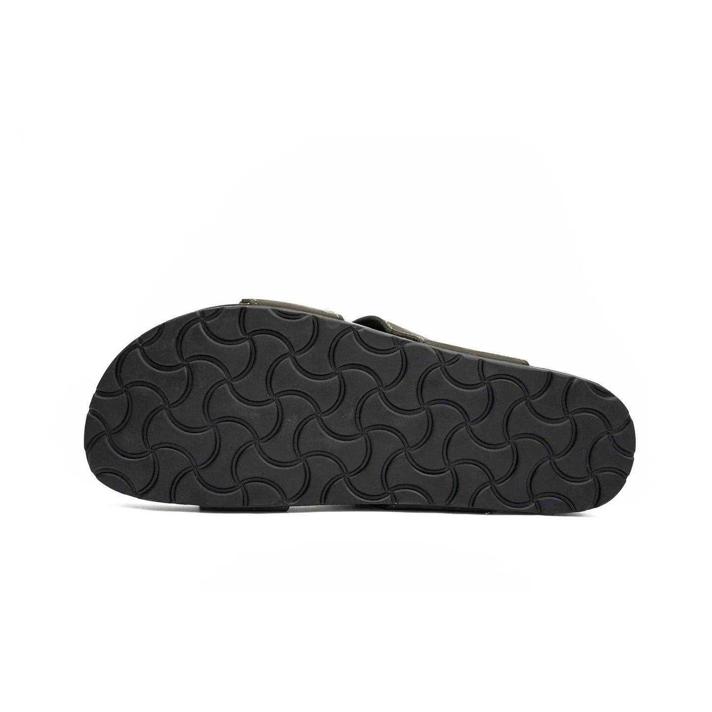 Olive Green Strap Slides