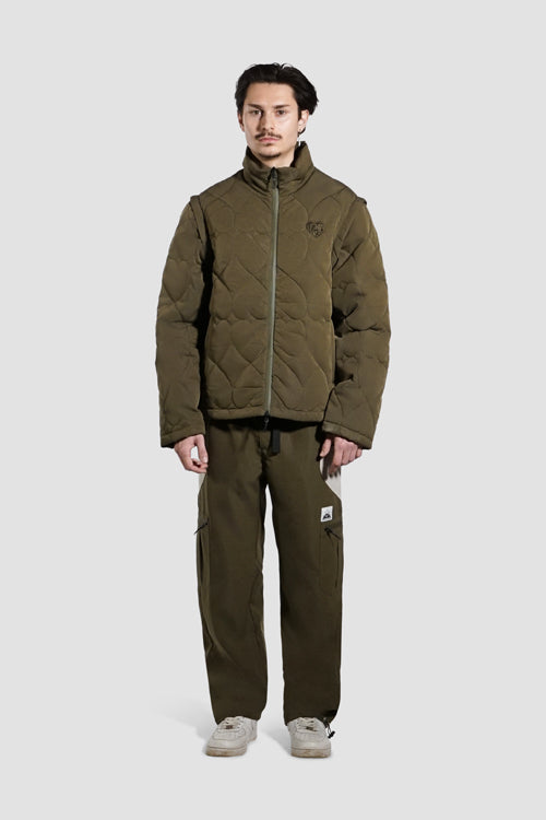 White Lines Waterproof Puffer Jacket