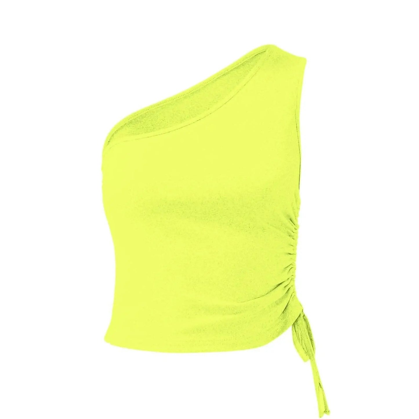 Cami Top - One-Shoulder Tie Detail - Chic & Modern