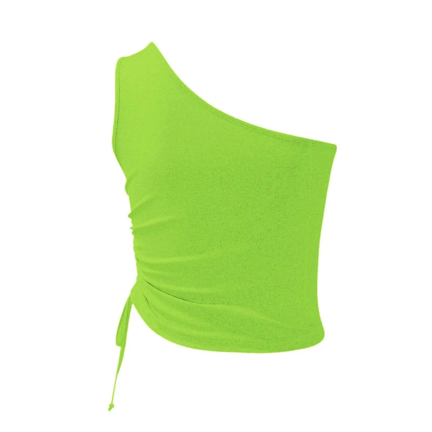 Cami Top - One-Shoulder Tie Detail - Chic & Modern