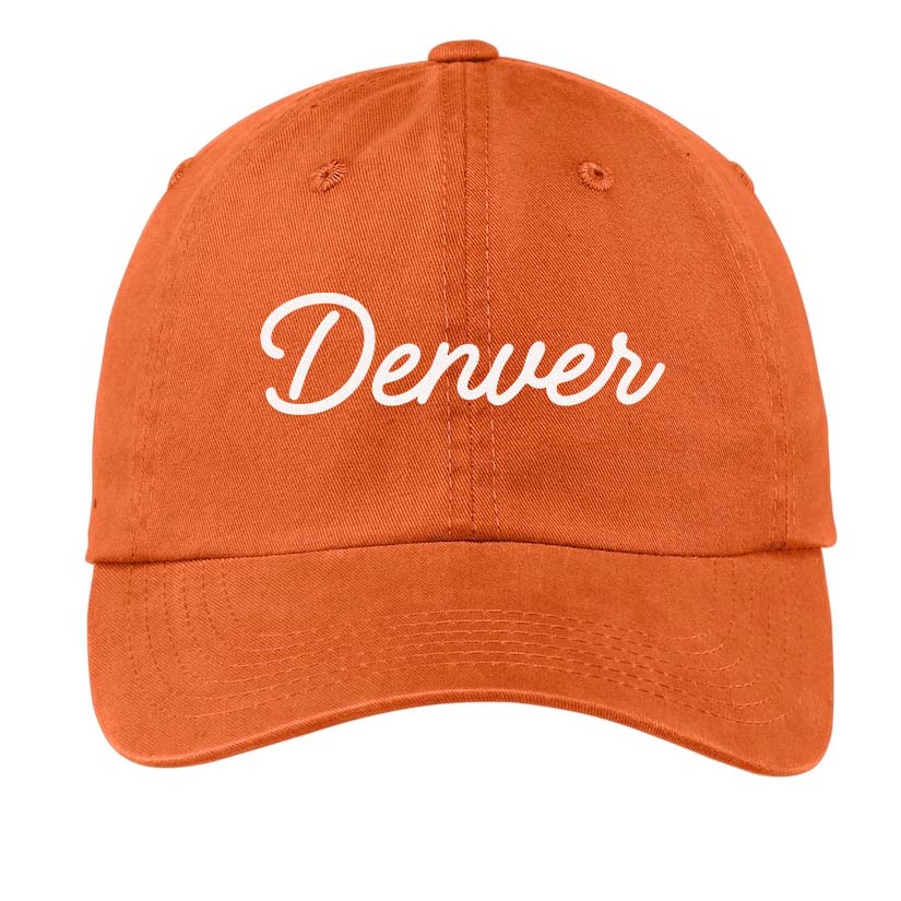 Denver Cursive Baseball Cap