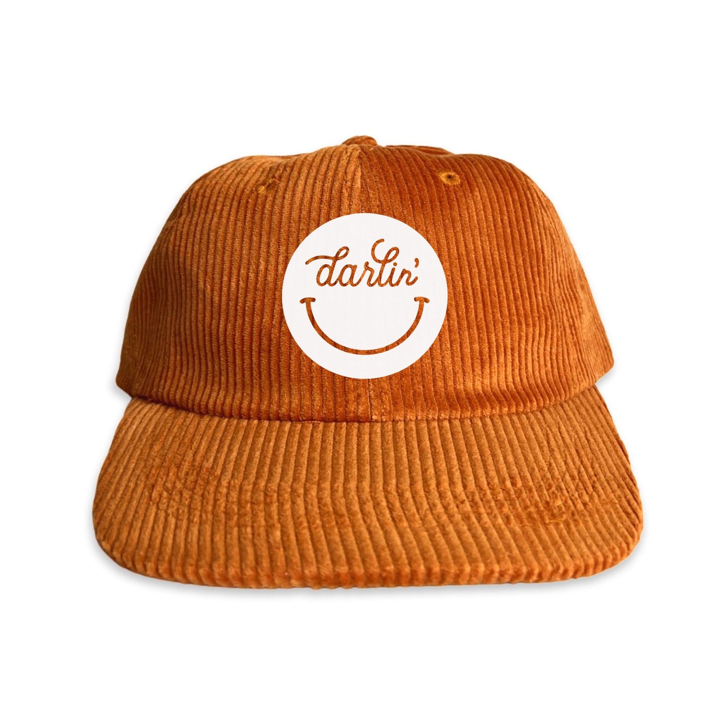 Darlin' Cursive Smile Corduroy Cap