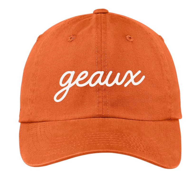 Geaux Cursive Baseball Cap