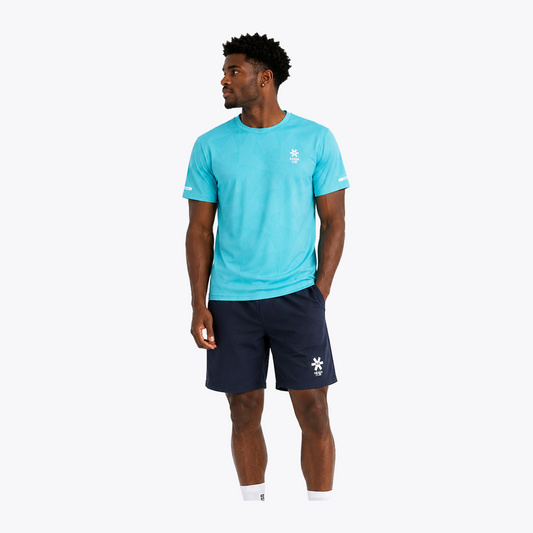 Osaka Men Training Tee Mesh | Aquatic Blue