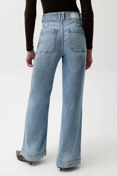 Pistola Lana High Rise Ultra Wide Leg Jean