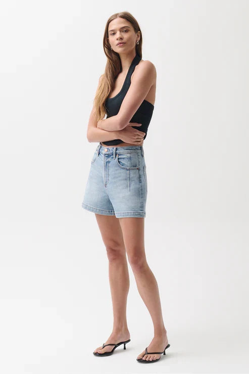 Pistola Aoki High Rise A-Rise Short with Detail