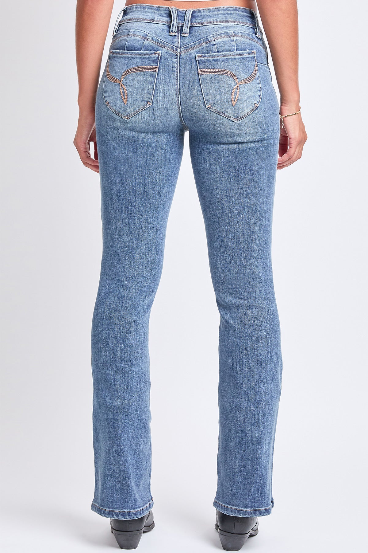 Women's WannaBettaButt Bootcut Mid Rise Jeans