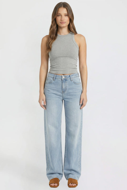 Women's Luxe Britney Wide Leg Jeans