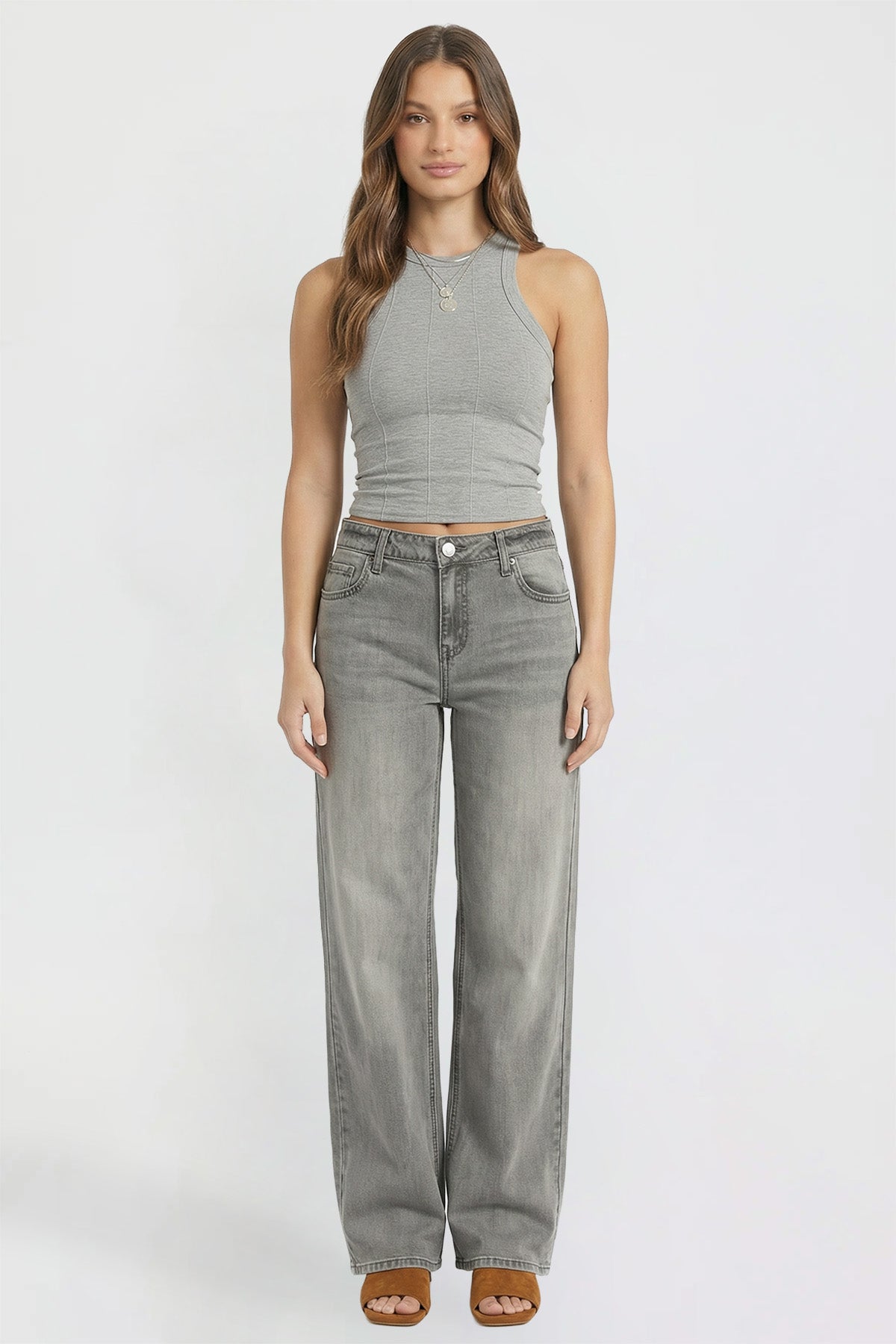 Women's Luxe Britney Wide Leg Jeans