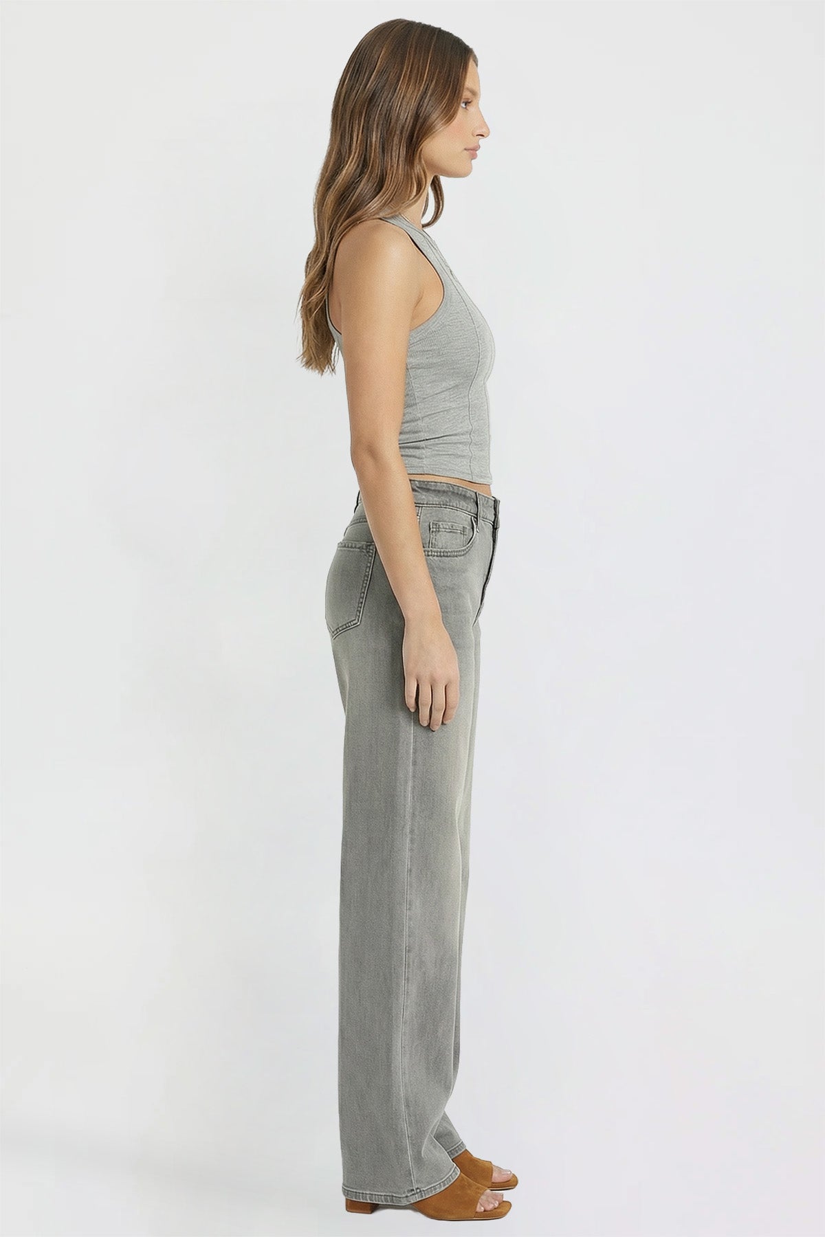 Women's Luxe Britney Wide Leg Jeans