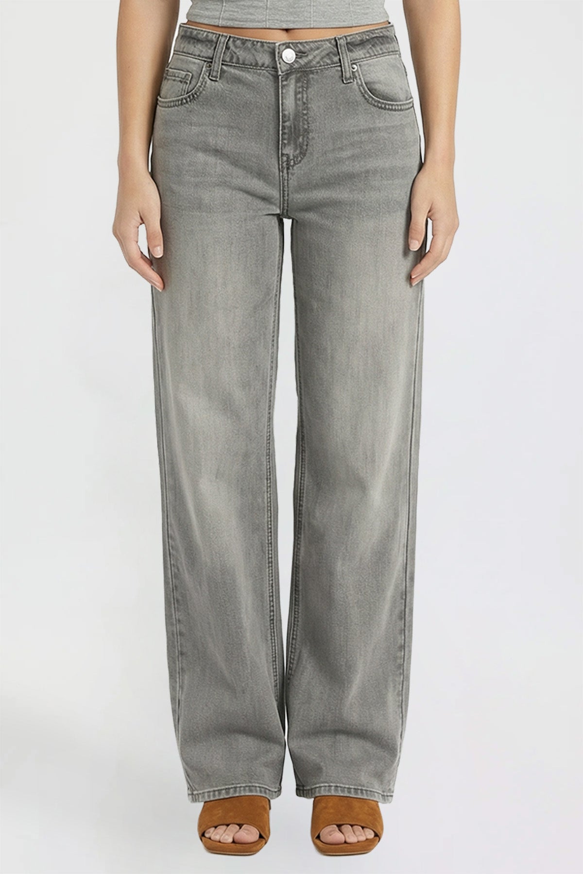 Women's Luxe Britney Wide Leg Jeans