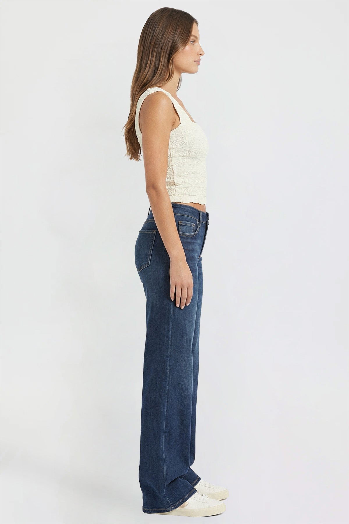 Women's Luxe Britney Wide Leg Jeans