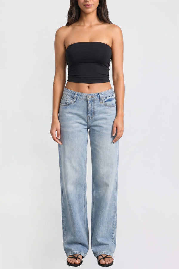 Women's Luxe Britney Wide Leg Jeans