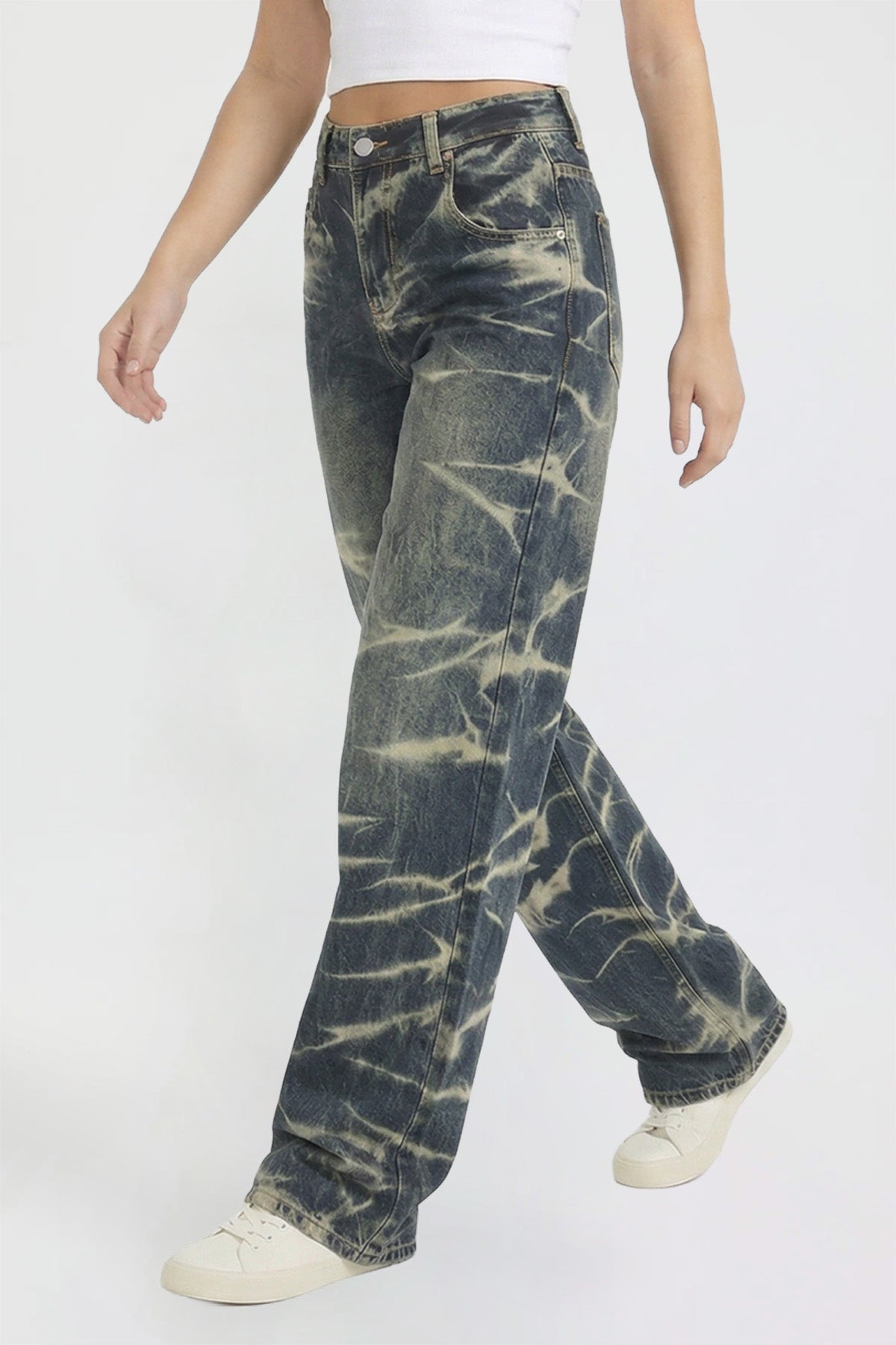 Women's Wide Leg Essential Baggy Jeans